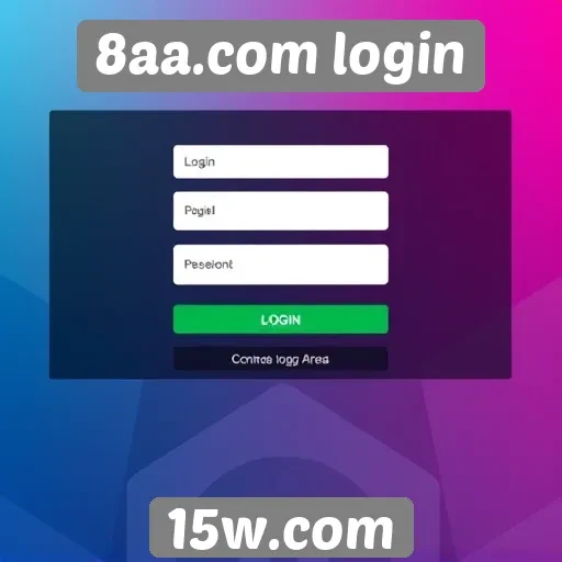 Como acessar a área de login do 8aa.com